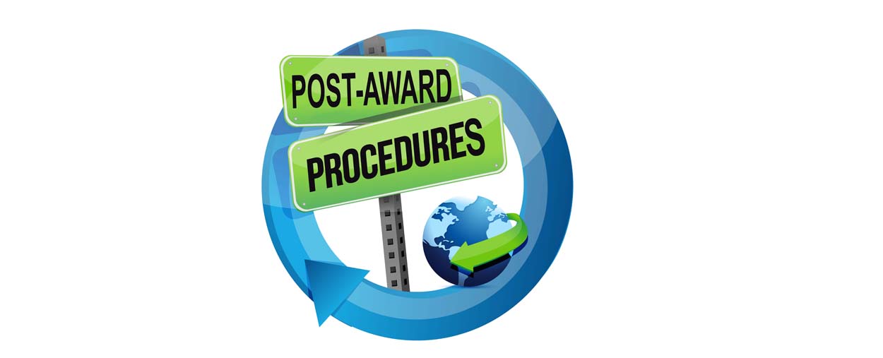 PostAward Procedures Closing Out Award