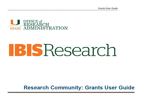 IBISResearch Grants User Guide